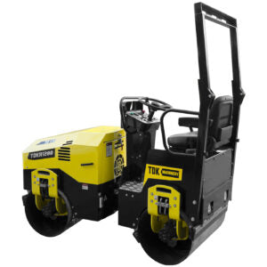 Rodillo Compactador Profesional Tdk Machinery Con Operador Con Motor Hyundai 22 Hp
