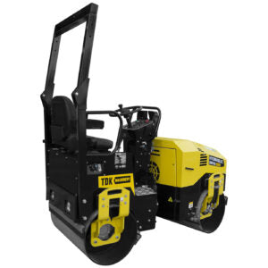 Rodillo Compactador Profesional Tdk Machinery Con Operador Con Motor Hyundai 22 Hp
