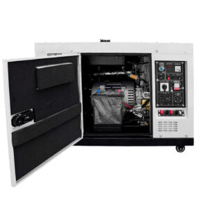 Generador Silencioso Hyundai Con Motor Diesel Potencia Máxima 9.8 Kw 110v/220v