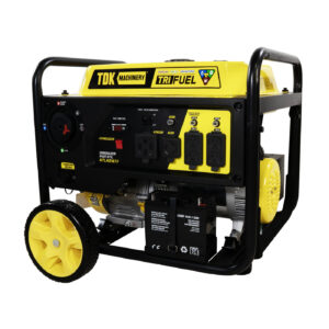 Generador Profesional 3-En-1 Gasolina, Gas LP y GN Tdk Machinery 10kw 110v/220v