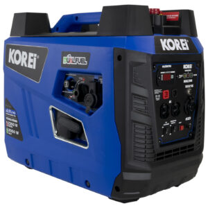 Generador Inverter Profesional Korei Gasolina/Gas LP 3.7 Hp 110v