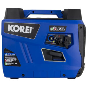Generador Inverter Profesional Korei Gasolina/Gas LP 3.7 Hp 110v
