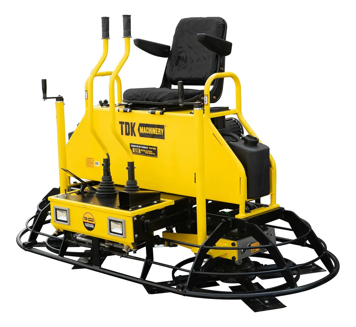 Allanadora Doble TDK Llana 36" Motor Hyundai 22 Hp