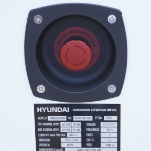 Generador Estacionario Hyundai 50kw/63kva Con Motor Cummins, Con Rastreo Satelital Y Precalentador
