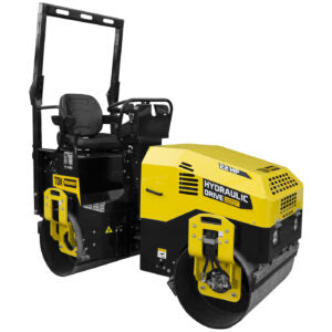 Rodillo Compactador Profesional Tdk Machinery Con Operador Con Motor Hyundai 22 Hp