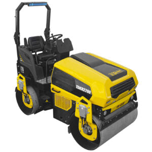 Rodillo Compactador Profesional Tdk Machinery Doble 2X30Kn Con Operador Con Motor Diésel 35.5 Hp