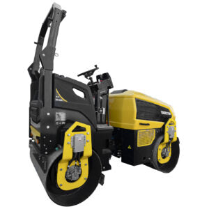 Rodillo Compactador Profesional Tdk Machinery Doble 2X30Kn Con Operador Con Motor Diésel 35.5 Hp