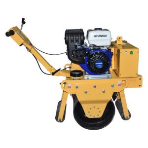 Rodillo Compactador Profesional Un Cilindro Con Motor Hyundai 13 Hp